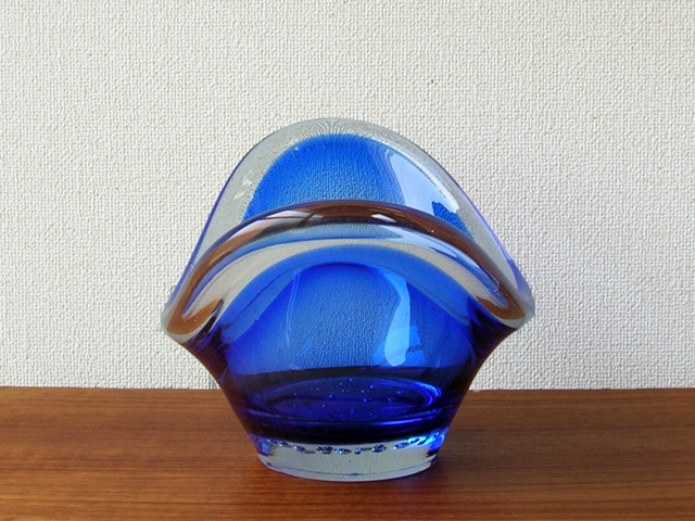 ブルーガラス ボウル