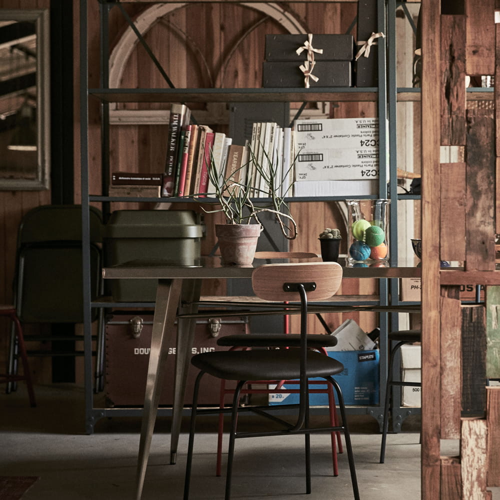 黒スチールラック120