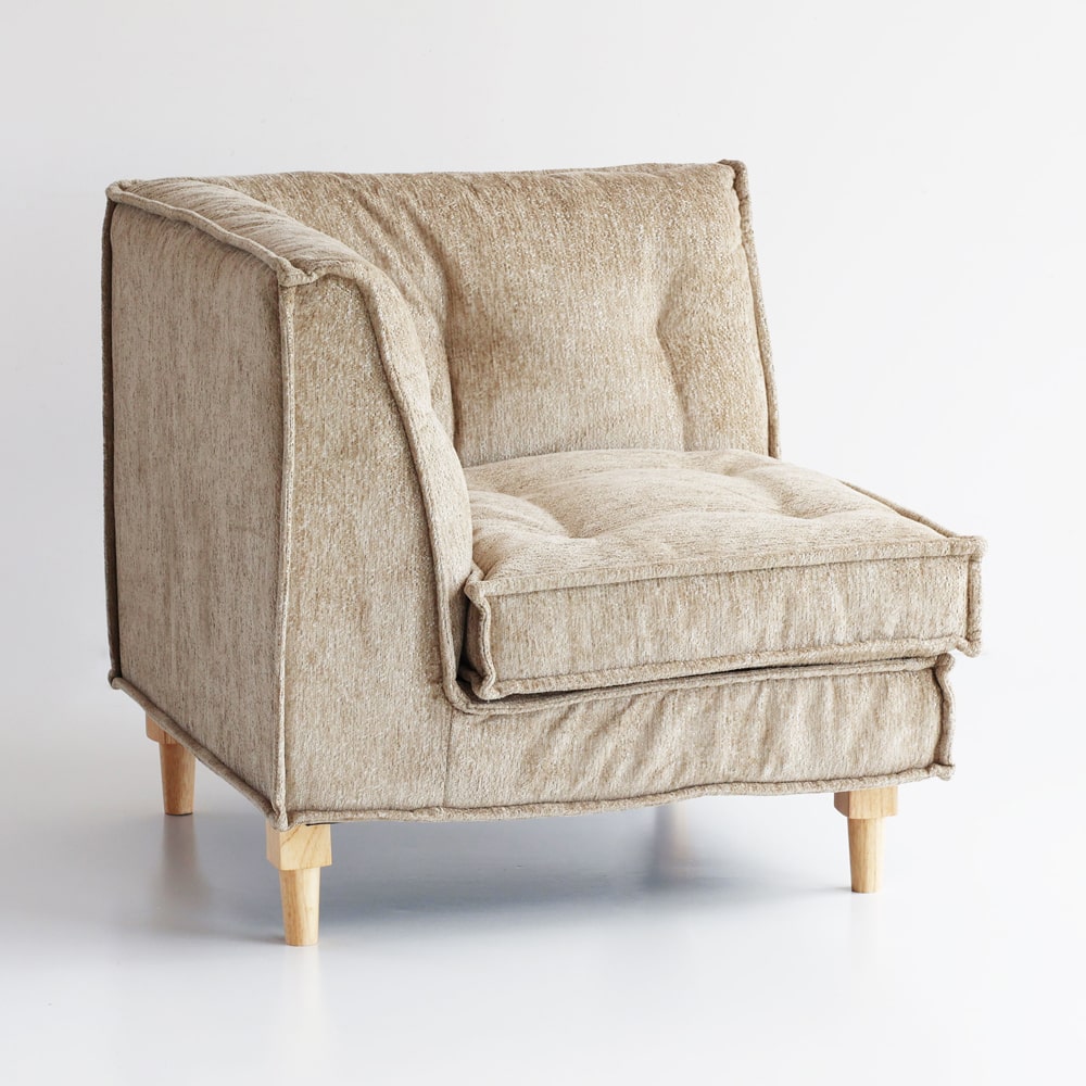 右でも左でもコーナーソファ　グレー