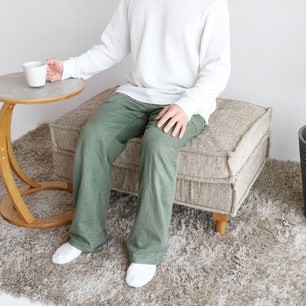 一人掛けソファのオットマン・スツール