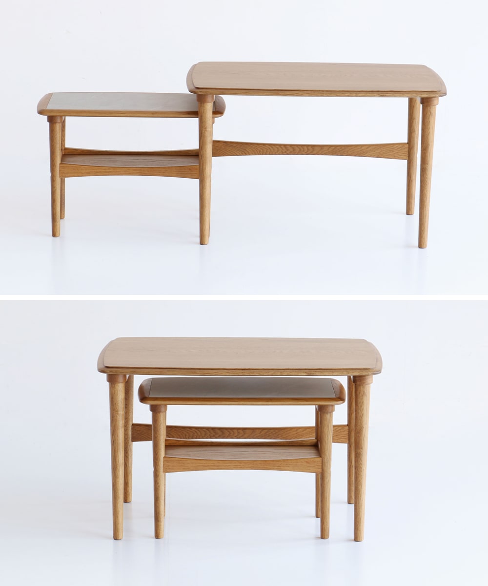 北欧スタイルのネストテーブル