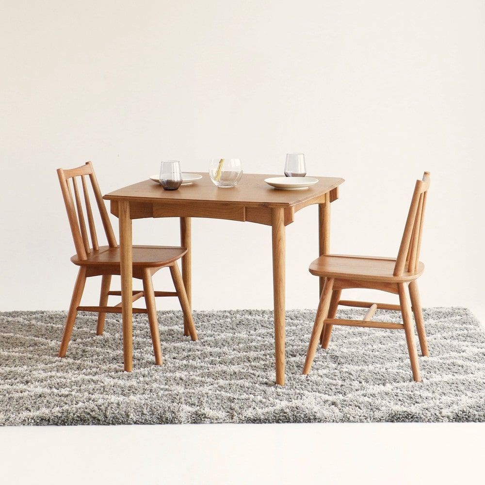 北欧レトロスタイルオーク材ダイニングセット