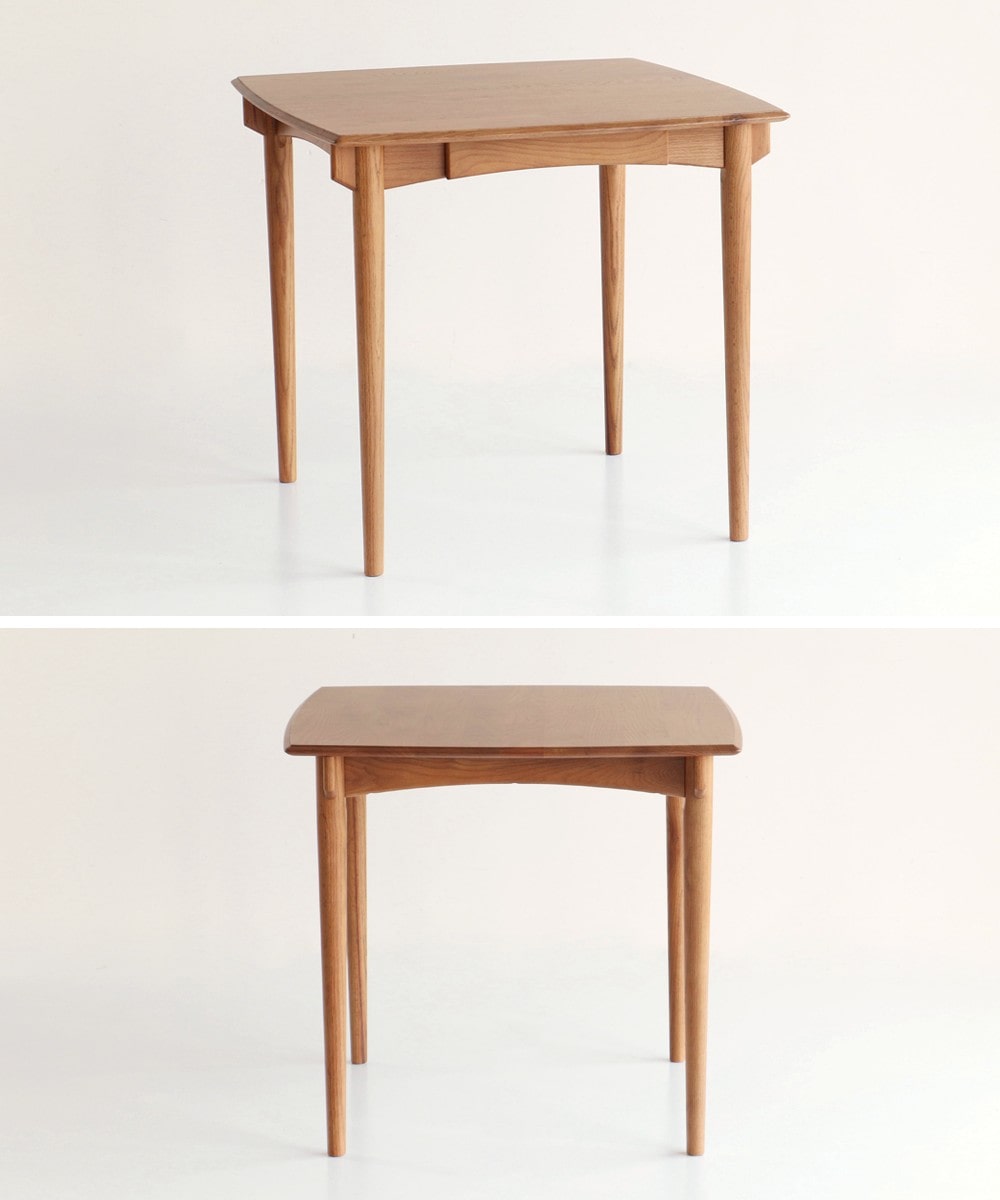 オークダイニングテーブル80cm