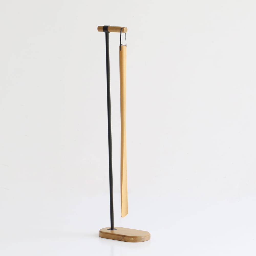 ライトブラウン木製靴ベラ