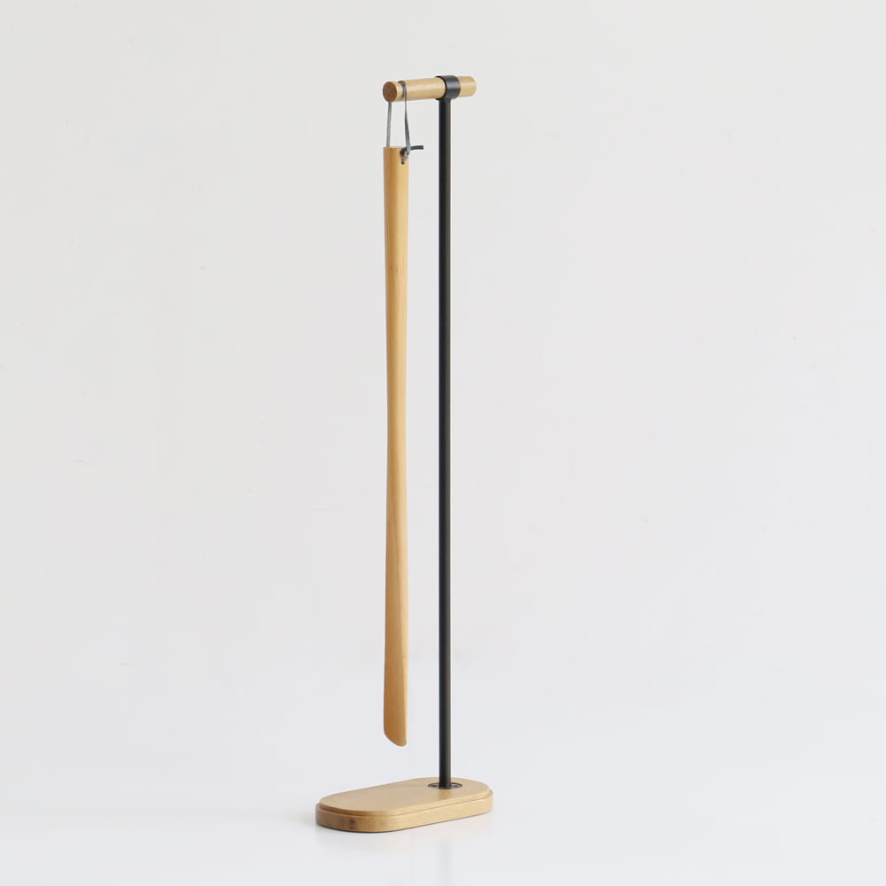 高級感のある靴ベラ　ライトブラウン