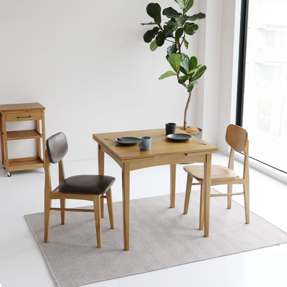 天板拡張式ダイニングテーブル