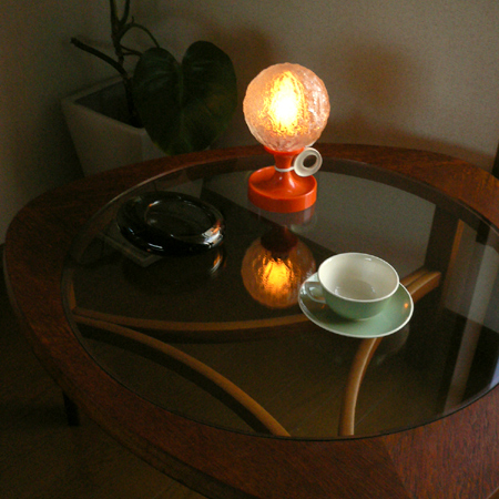 lt0052オランダのレトロなオレンジ色テーブルライト
