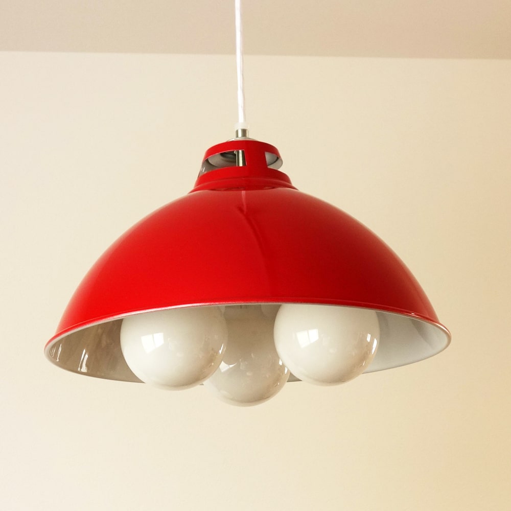 レトロな照明3灯ペンダントライト