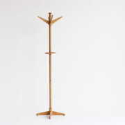 オーク材ハンガースタンド