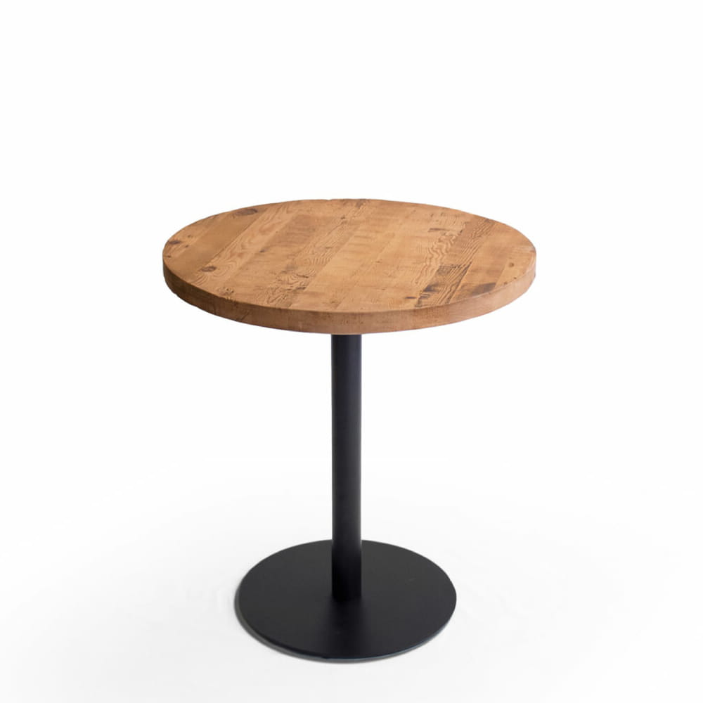 古材カフェテーブル円形70cm
