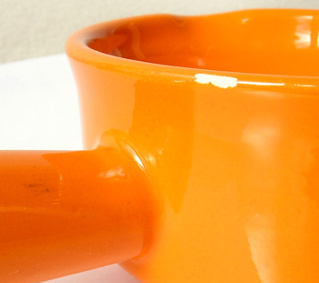 tw0096 オレンジ色のソースカップ2個セット