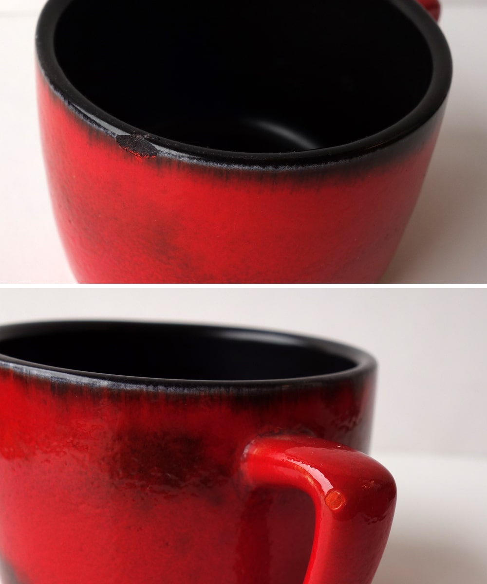 ヴィンテージ陶器コーヒーカップ　状態